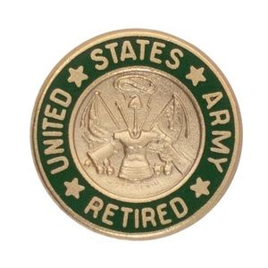 Vanguard Army Lapel Pin: US. Army Retired